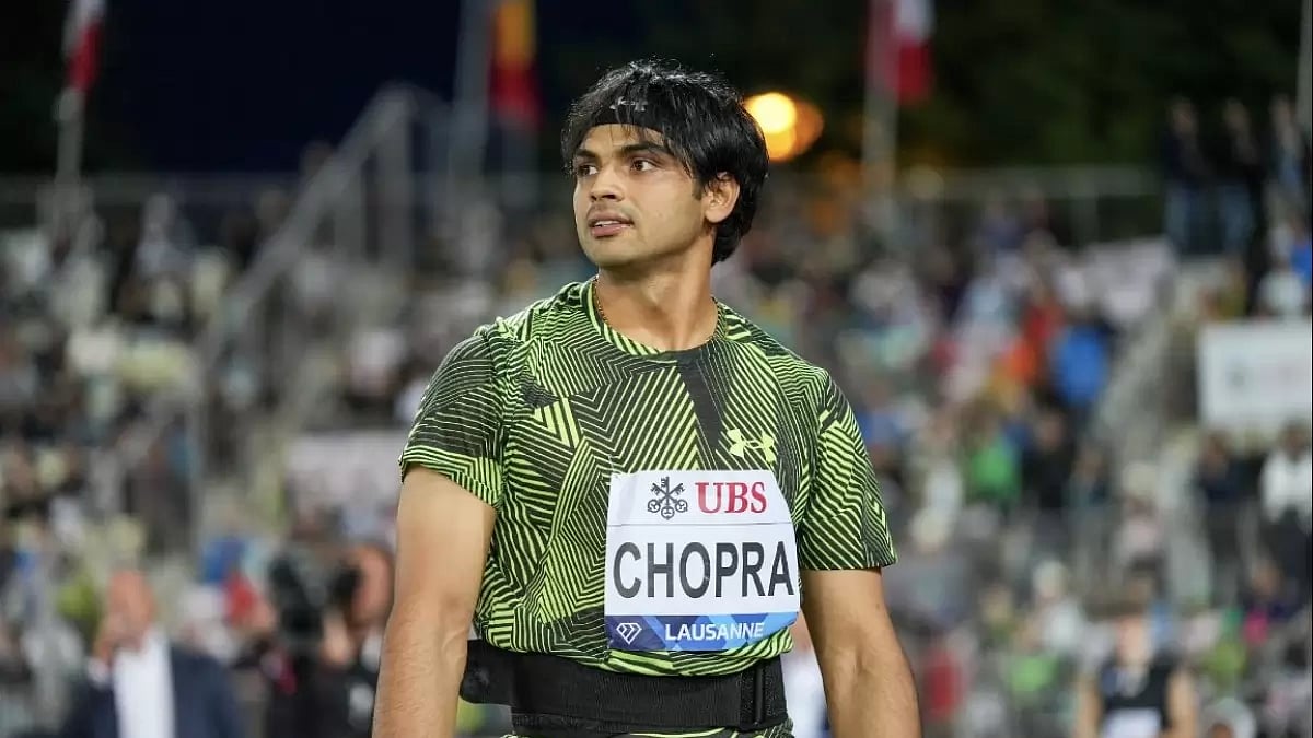 Chopra's title-winning throw of 87.66m in his fifth attempt.