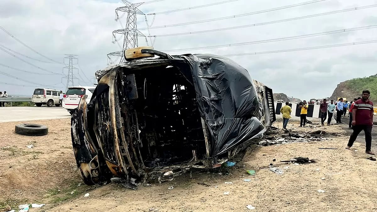 Bus accident in Buldhana