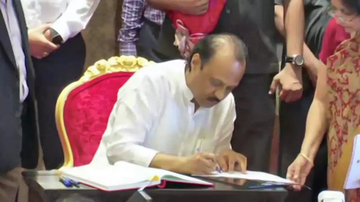 NCP leader Ajit Pawar on Sunday joined Eknath Shinde-led Maharashtra government as Deputy Chief Mini