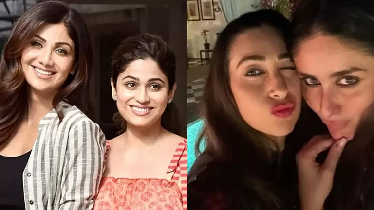 Shilpa Shetty, Shamita Shetty, Kareena Kapoor, Karisma Kapoor - null