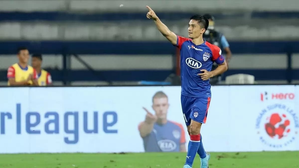 Chhetri has been with Bengaluru FC since its formation in 2013.