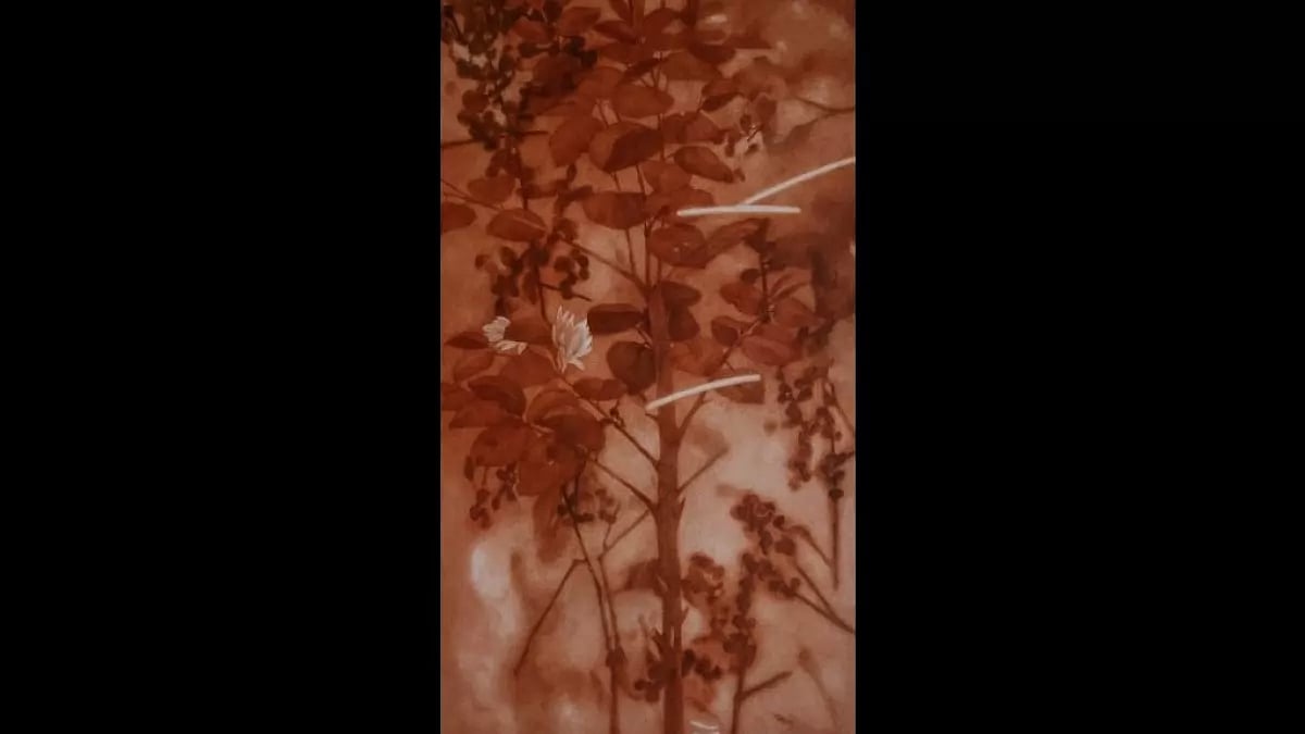 An artwork by Chandra Bhattacharjee.
