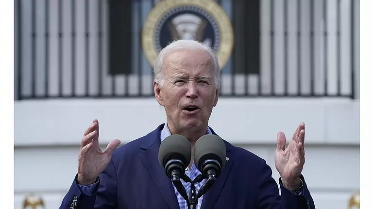 US President Joe Biden - null