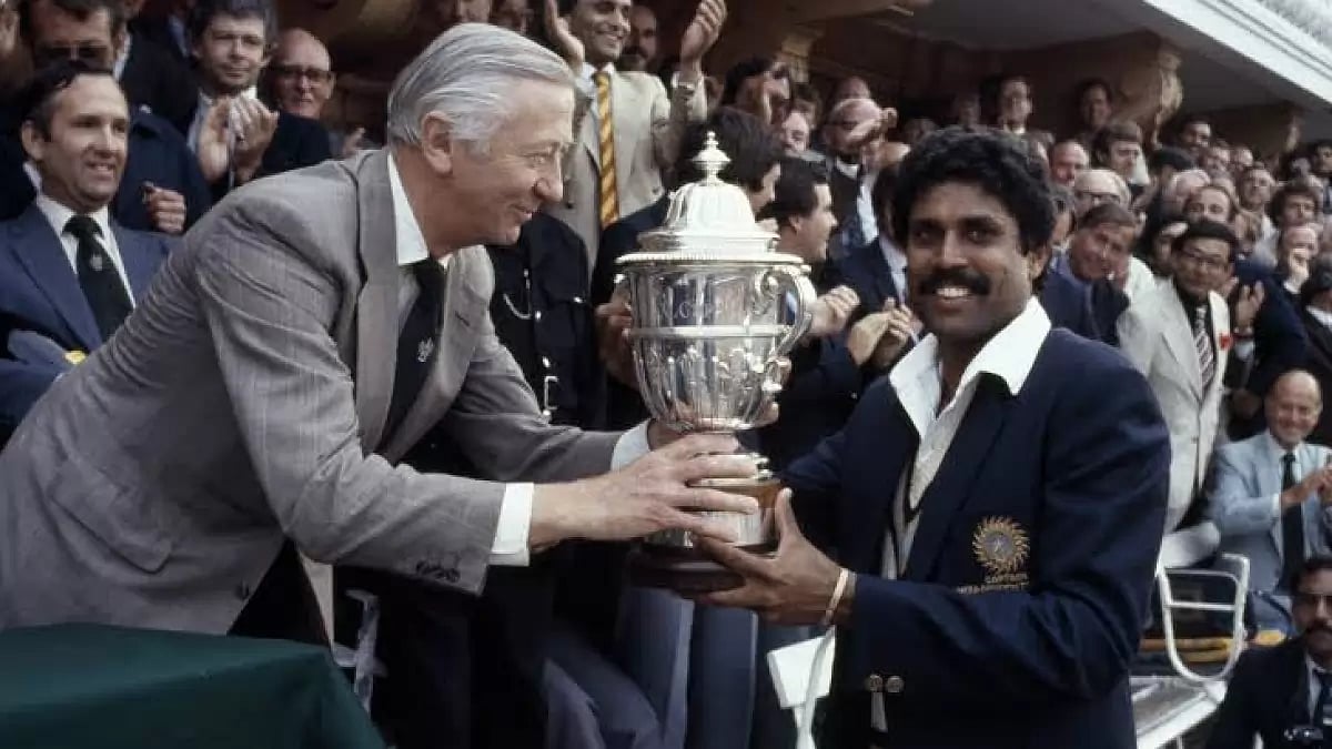 India defeated the West Indies in the final at Lord's by 43 runs.
