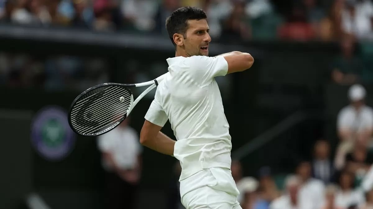 Djokovic lost to top-ranked Alcaraz in a five-set final at Wimbledon.