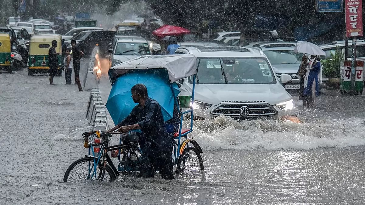Rains in New Delhi