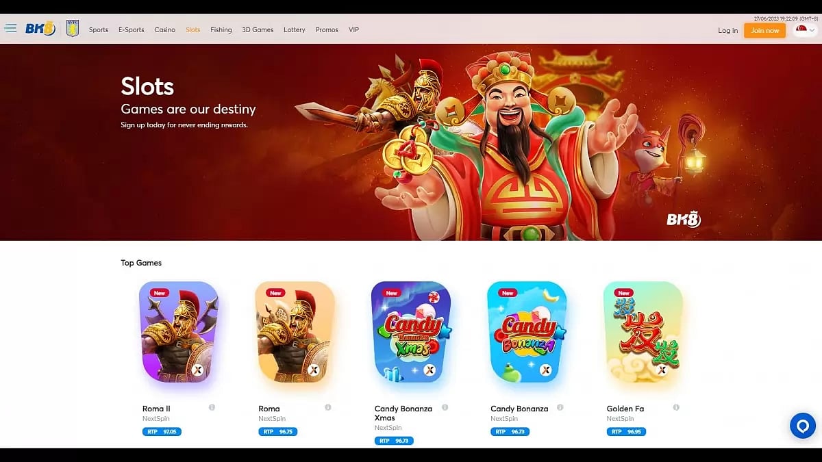 Online Slots Singapore Site
