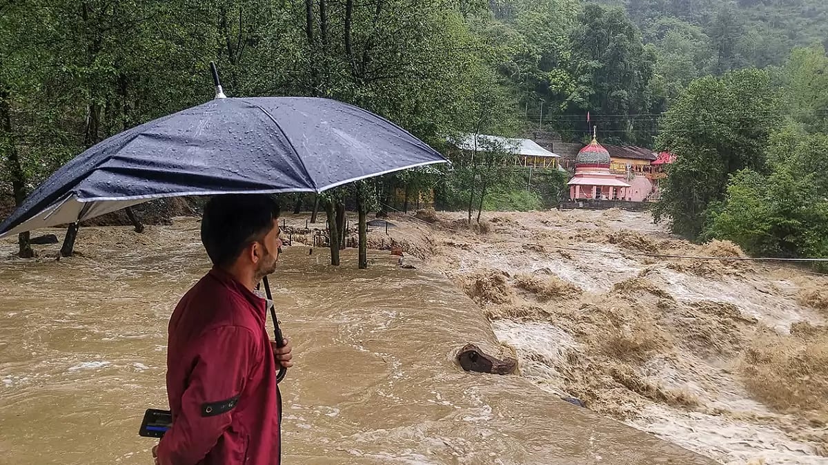 Heavy monsoon rains