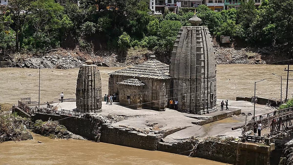 Flooding after monsoon rains