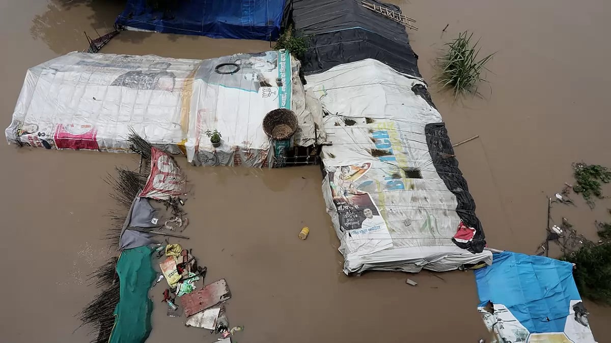 Water level rises in Delhi after monsoon rainfall