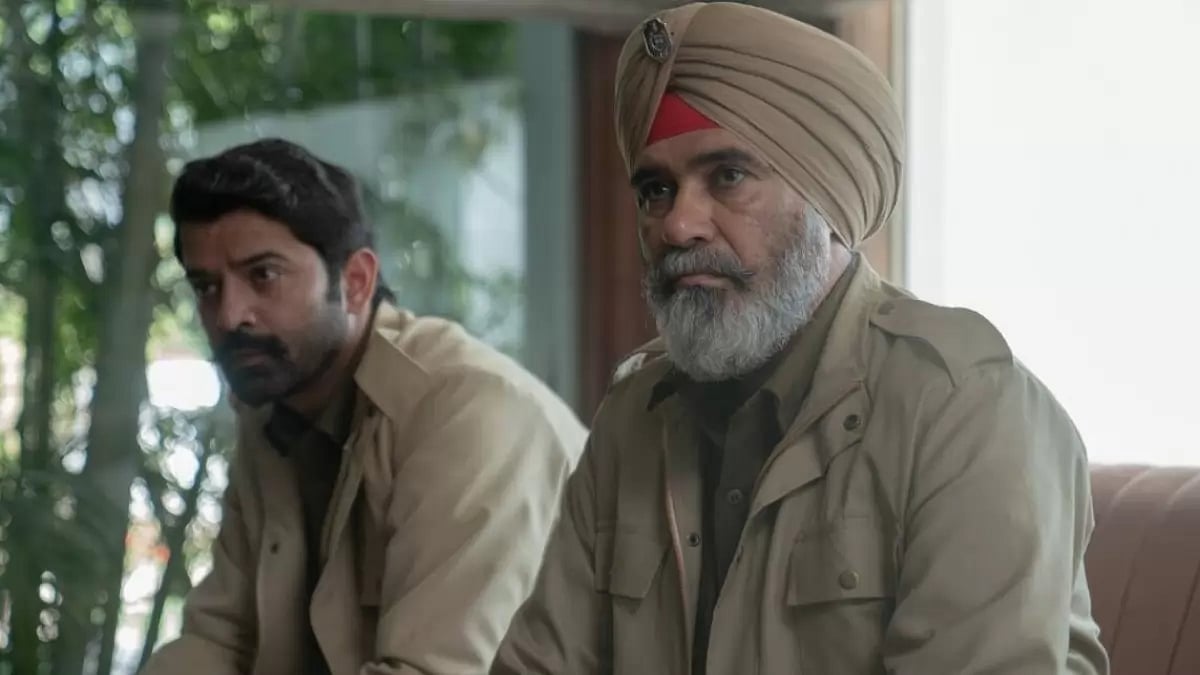 Barun Sobti And Suvinder Vicky In A Still From Kohrra