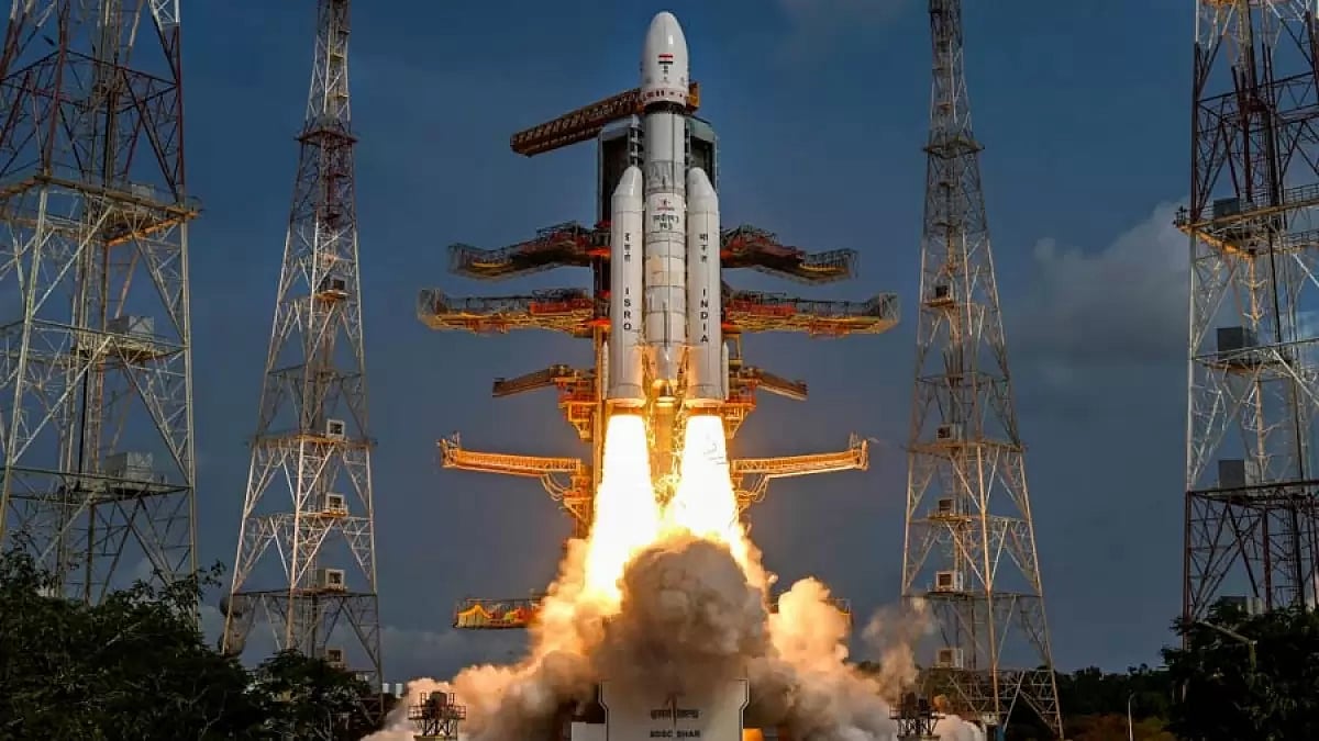 A Rocket Being Launched Into Space