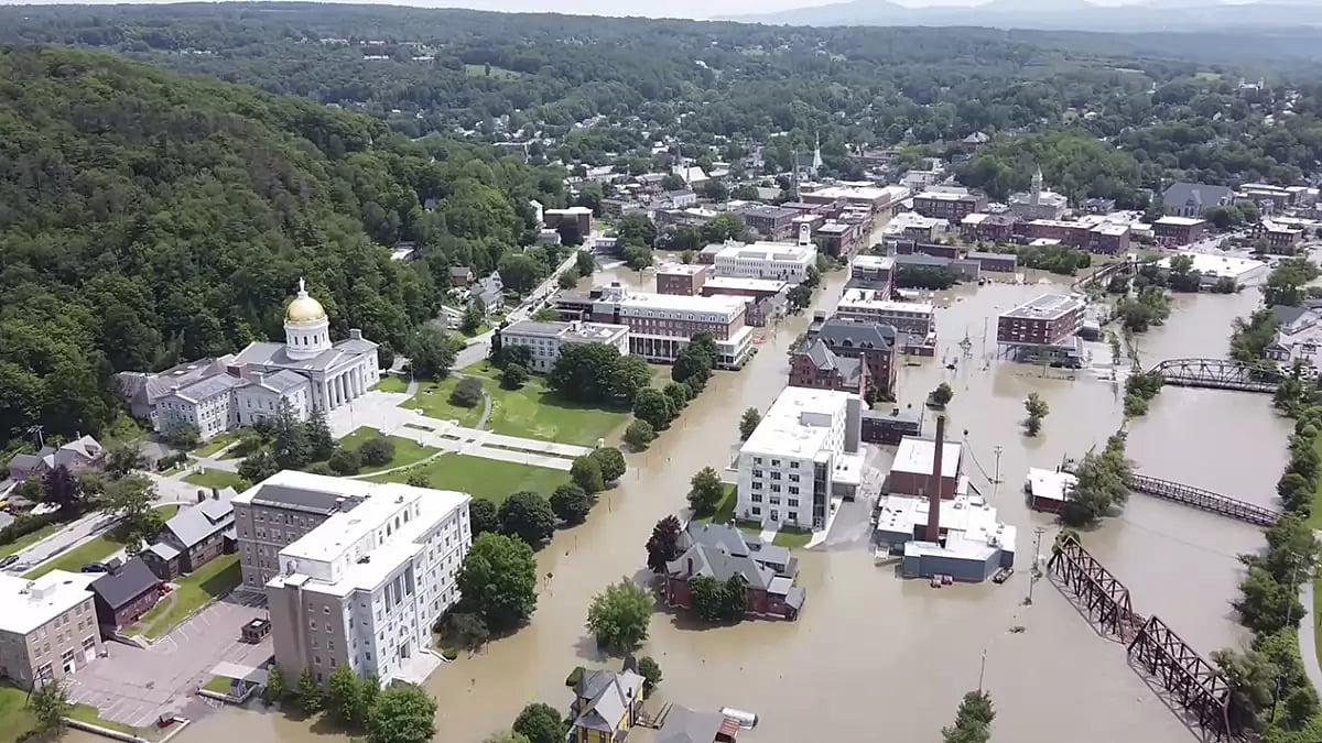 Northeast Flooding Vermont 