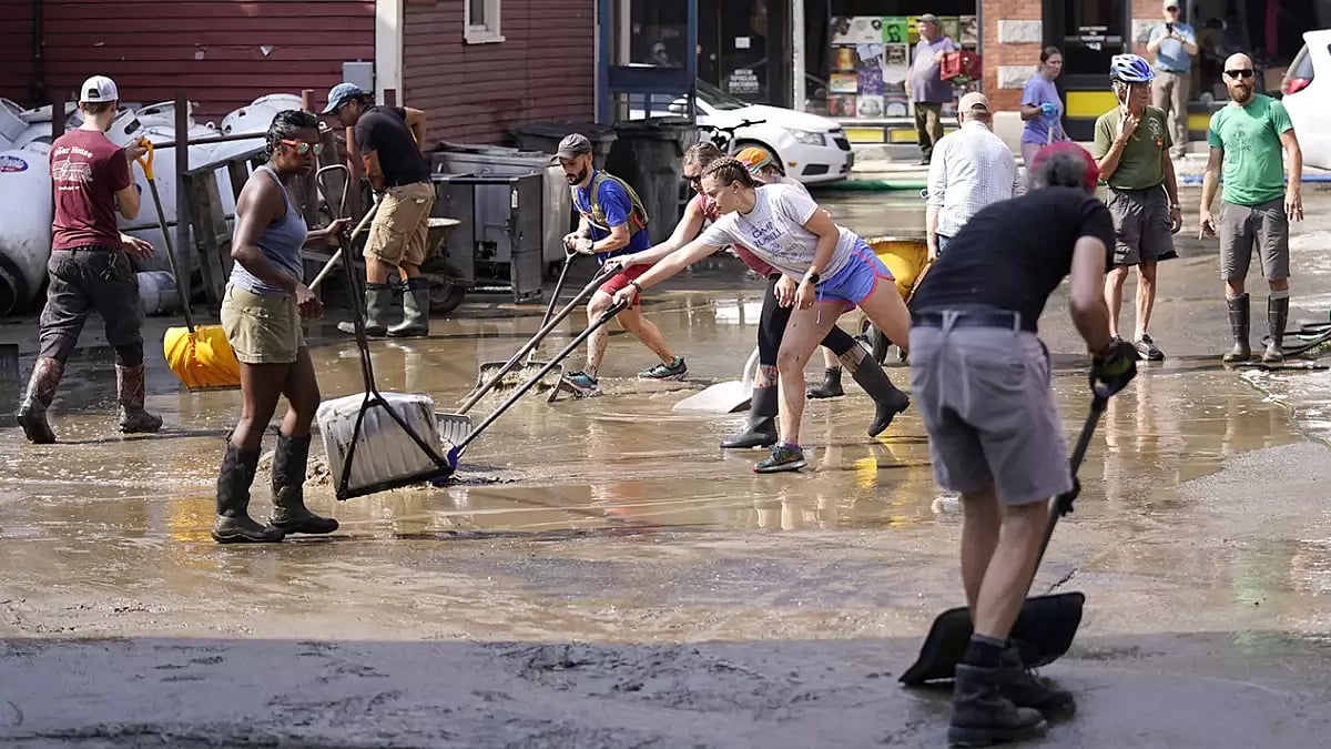 Northeast Flooding Vermont 