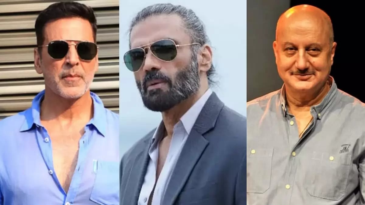 Akshay Kumar, Suniel Shetty, Anupam Kher 
