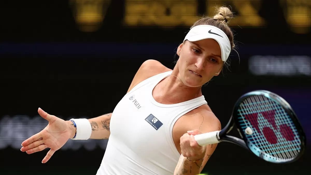 Coming from behind in the first two sets, triumphant Vondrousova pocketed the final four games of the first set and the last three games of the second. 