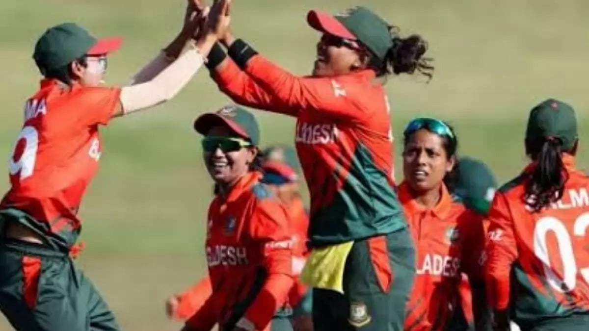 Marufa Akter picked up four wickets for Bangladesh, giving away 29 runs. 