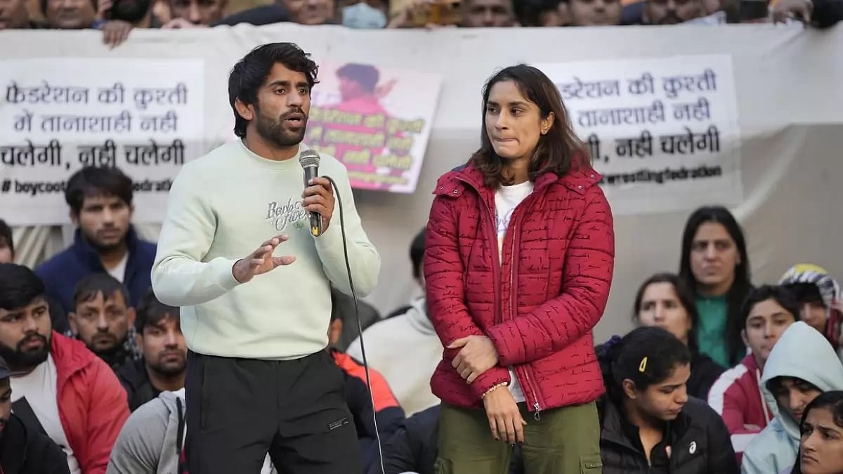 Punia plays in the men’s freestyle 65kg category, and Phogat in the women’s freestyle 53kg category.