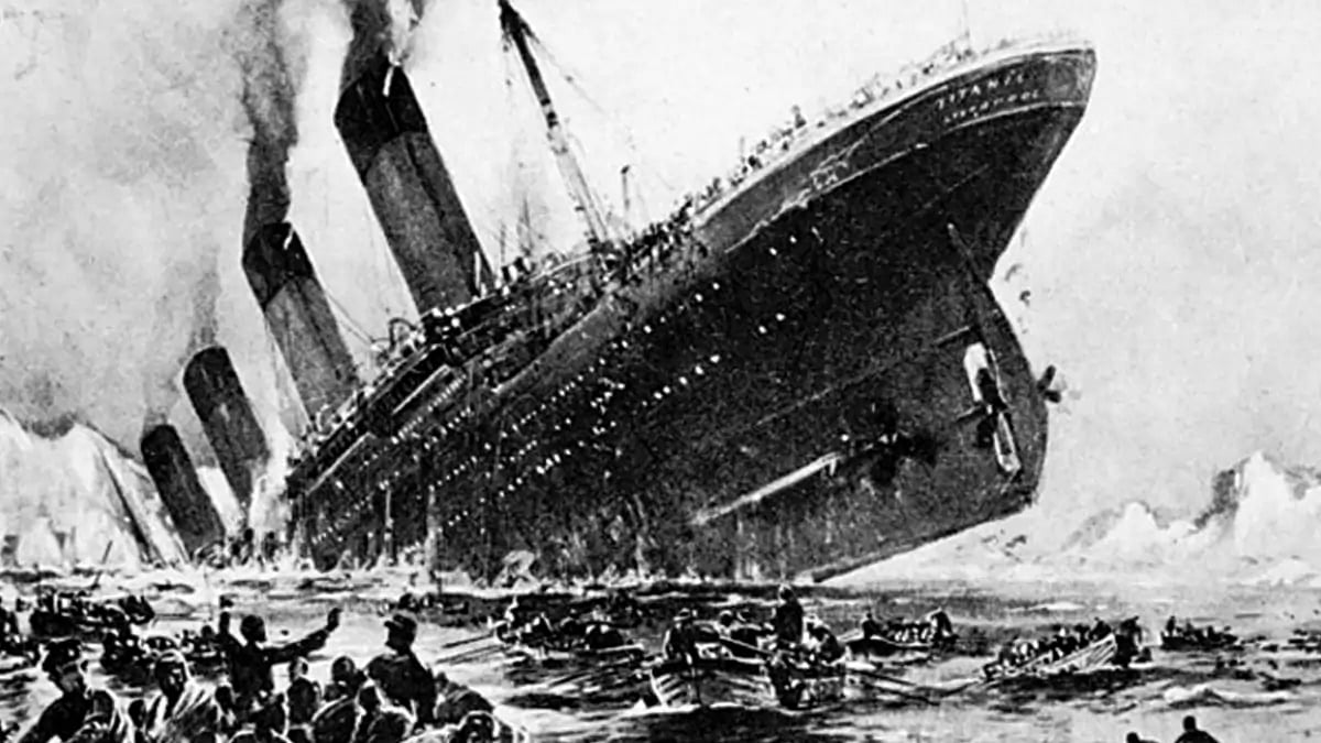 Sea of Stories: The greatest ship in the world, Titanic, struck an iceberg and sank on April 14, 191