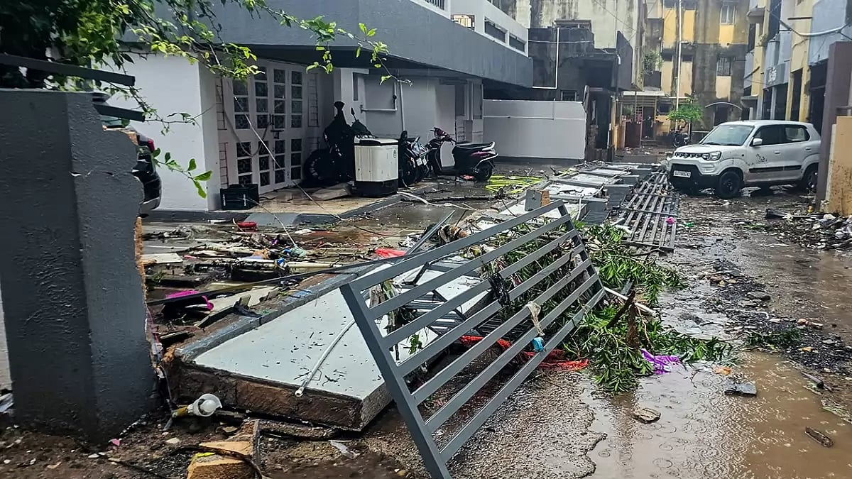 Heavy Monsoon rains in Gujarat