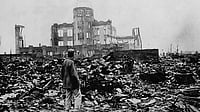 Robert Oppenheimer, Manhattan Project And Venona A survivor walks through the ruins of atomic-bombed Hiroshima in August 1945.