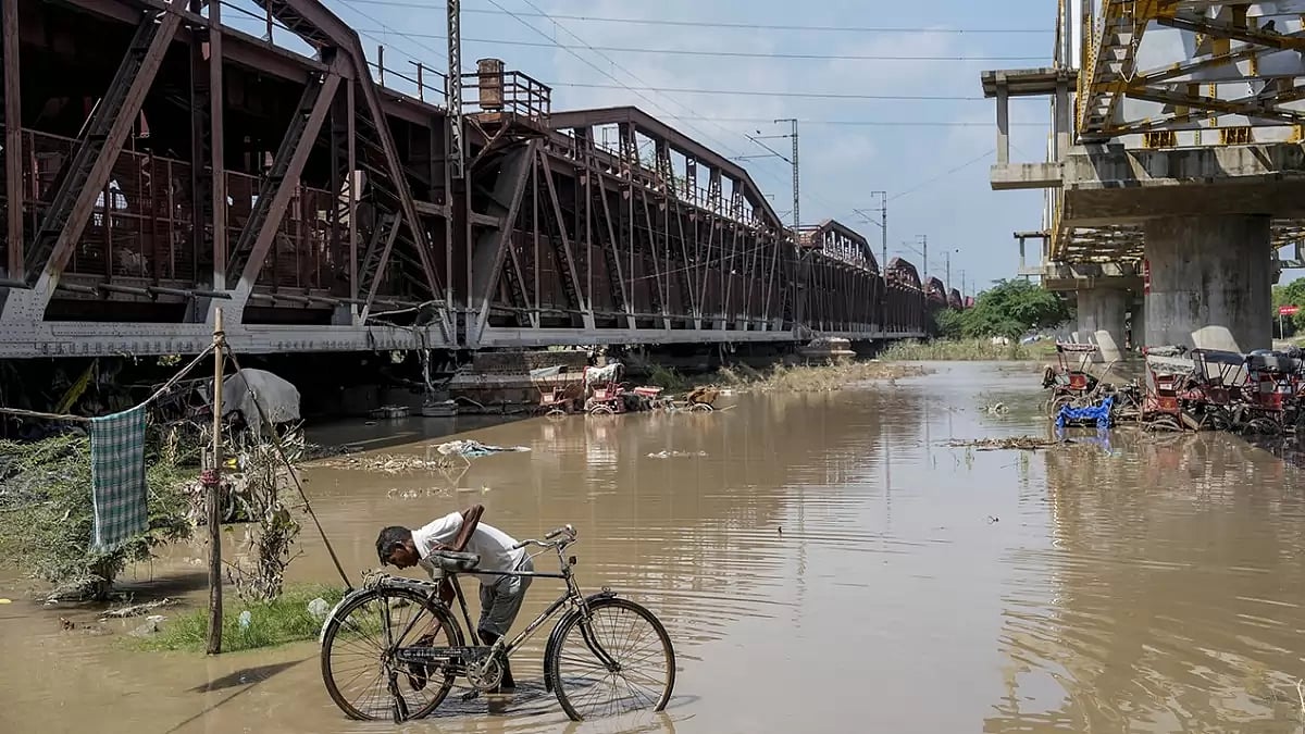 Rise in water level of Yamuna
