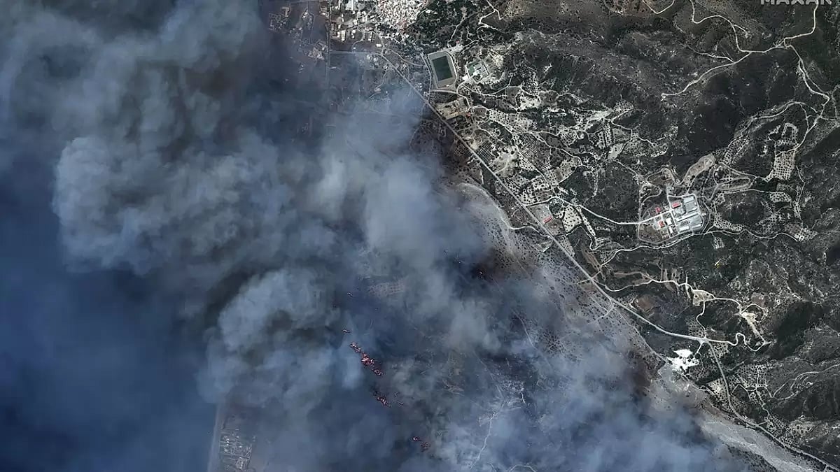 Greece wildfires