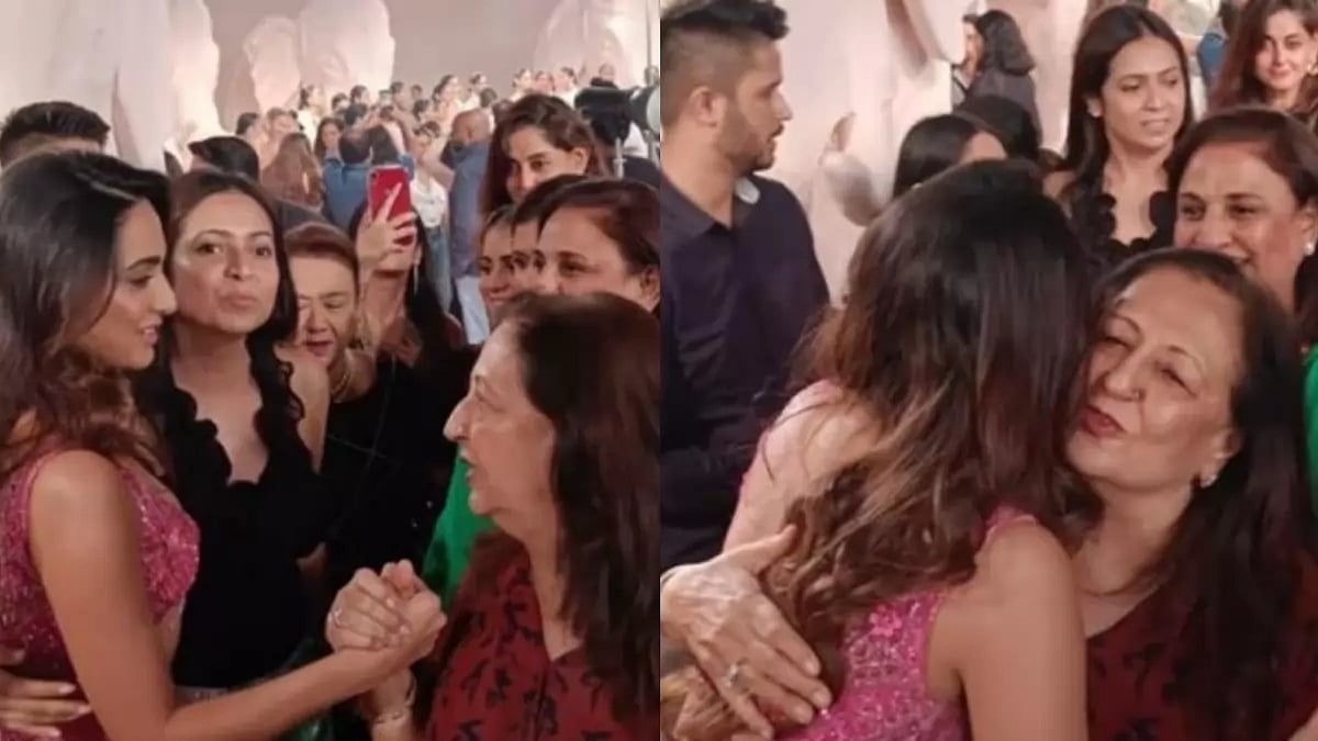 Kiara Advani greets her mother-in-law after her ramp walk