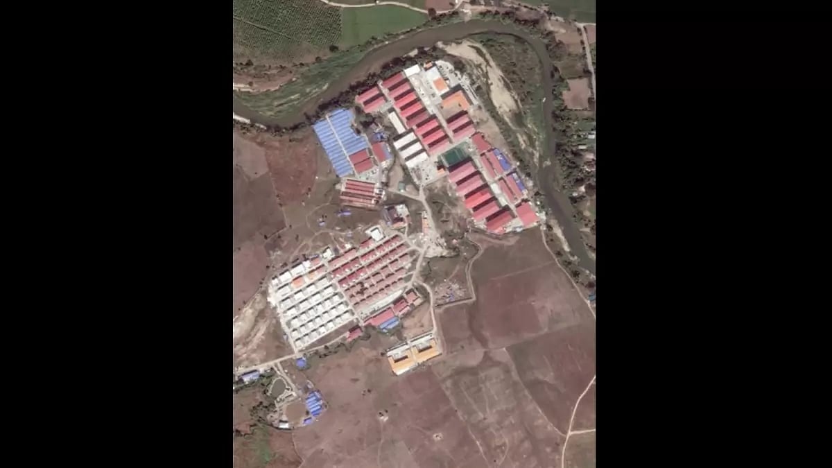 Satellite images from Maxar 