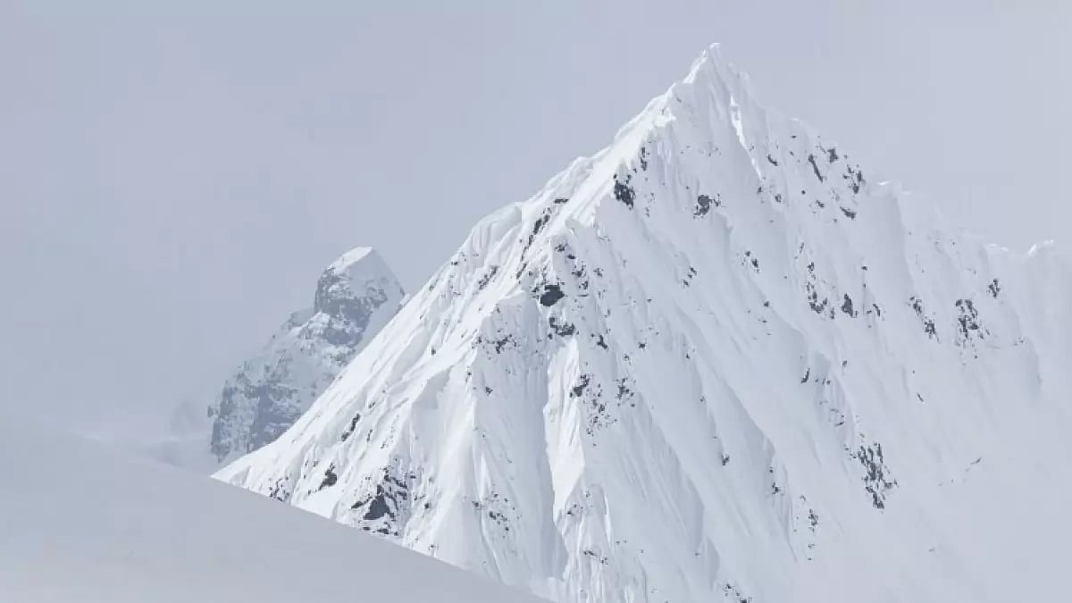 The pyramidal peaks in Antarctica