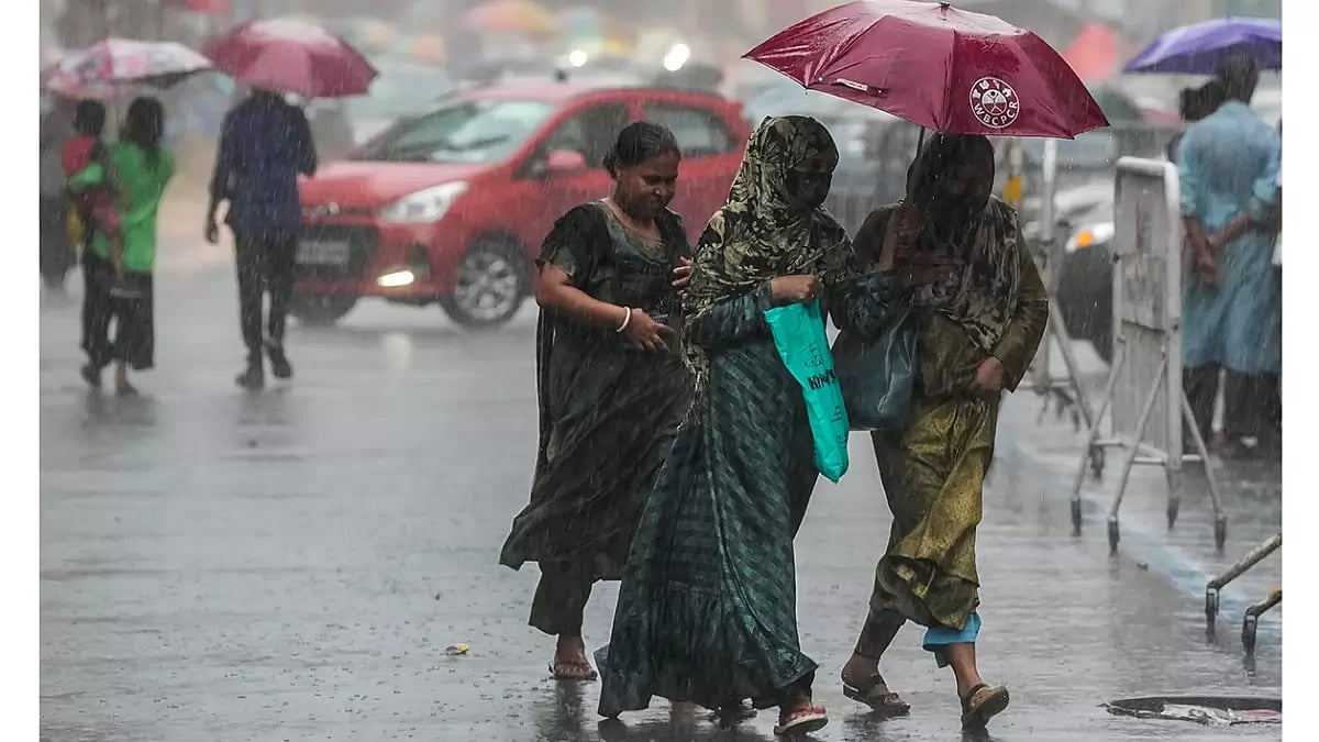 Rain In Parts Of Delhi