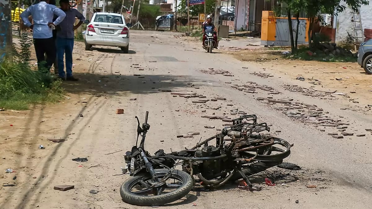 Communal clashes in Nuh 