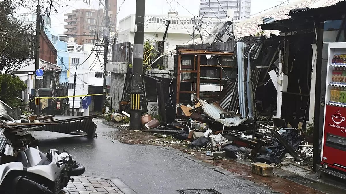 Japan Typhoon Khanun