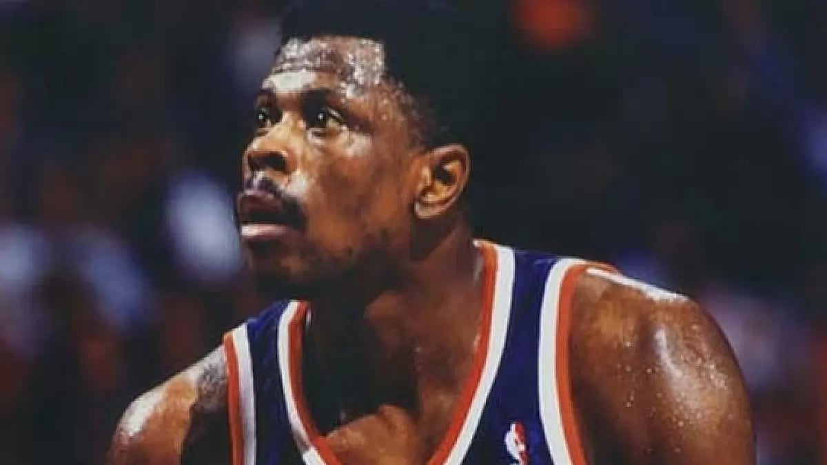Patrick Ewing At An NBA Game 