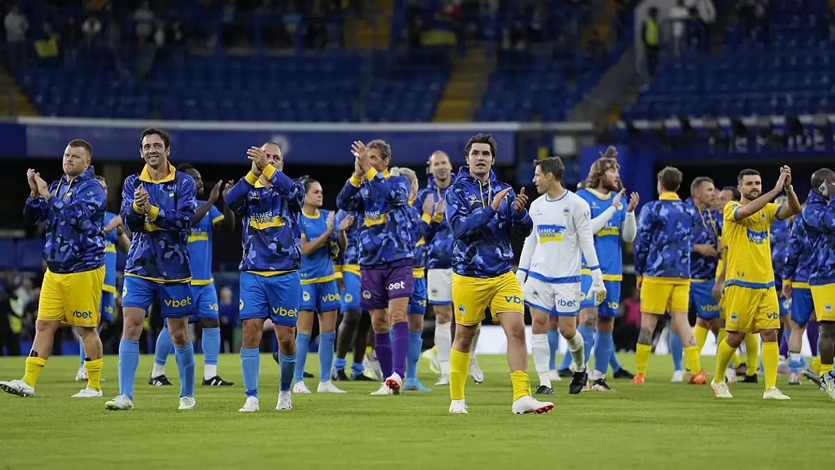 Game4Ukraine charity soccer