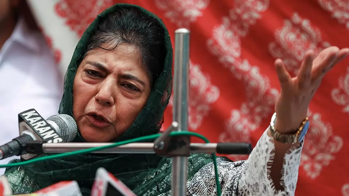 PDP president Mehbooba Mufti