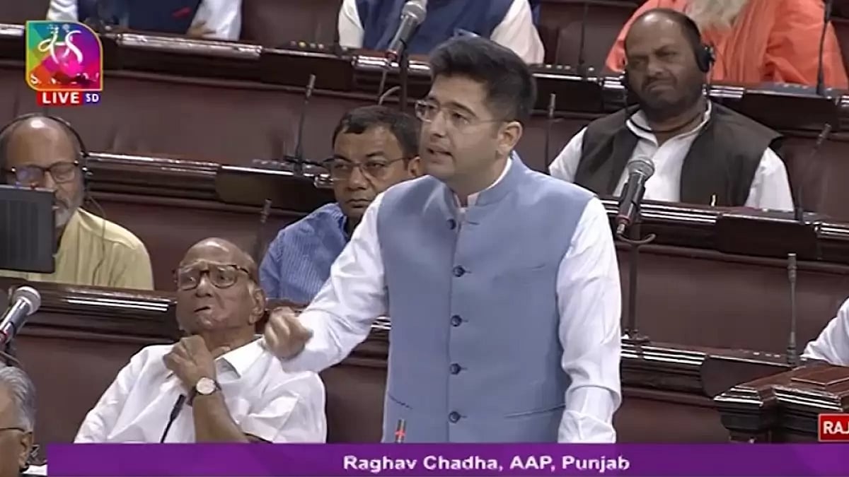 Delhi minister and AAP leader Raghav Chadha