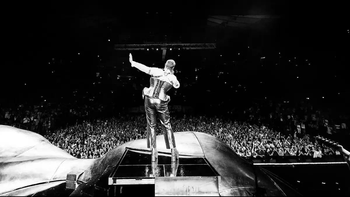 Sam Smith performing at Madison Square Garden, 2023