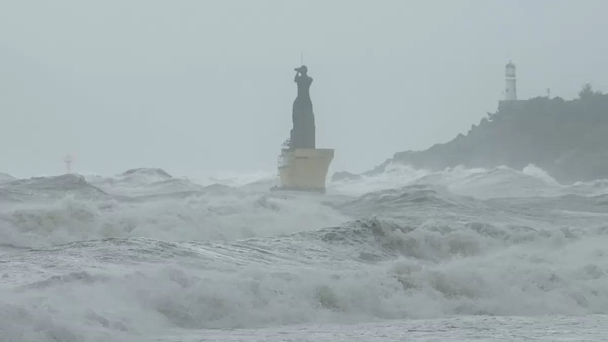 South Korea Typhoon Khanun