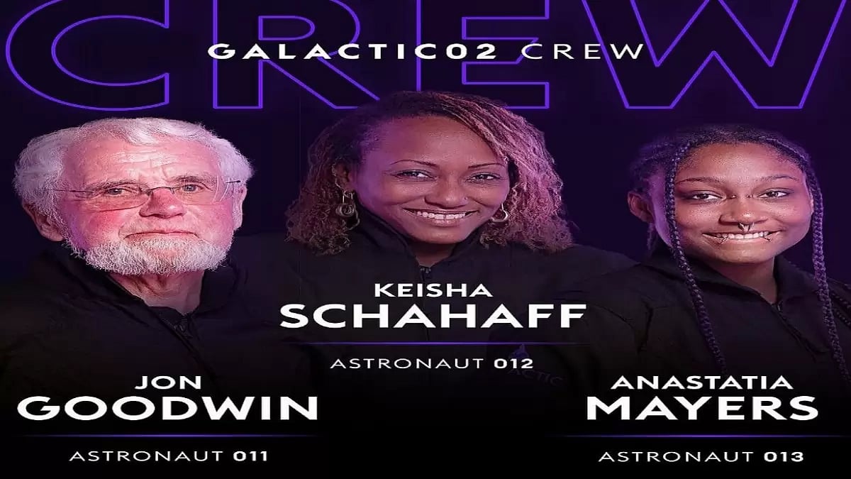 First Virgin Galactic Space Tourists