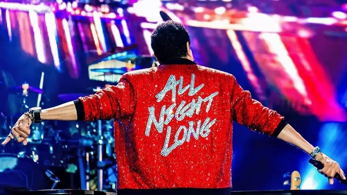 Lionel Richie at a concert in Australia