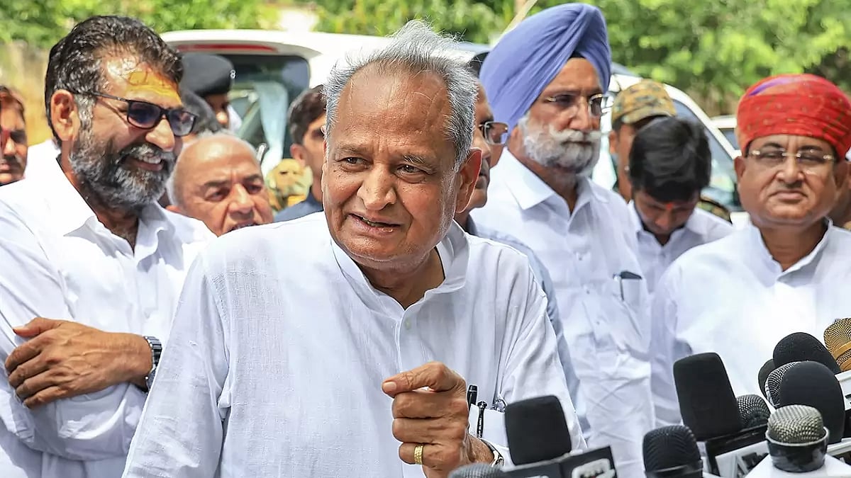 Rajasthan Chief Minister Ashok Gehlot speaks with the media  (Representational Image)