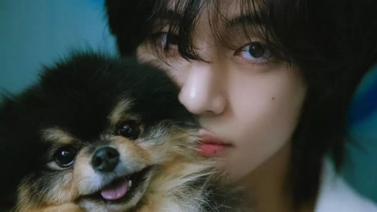 Taehyung and Yeontan