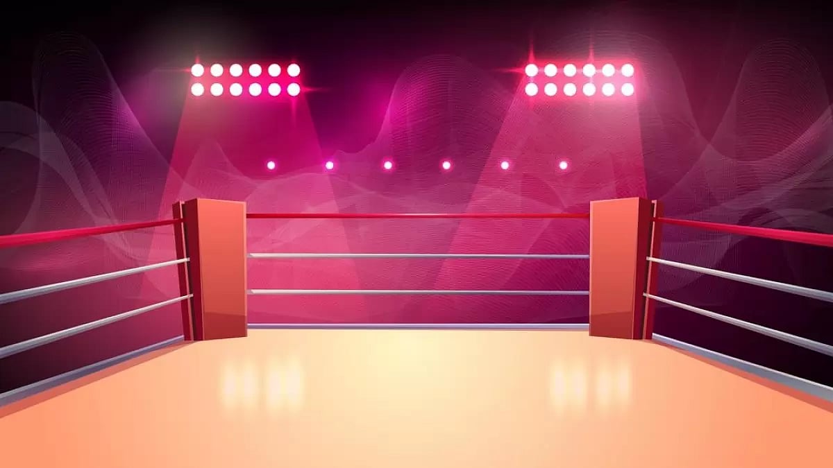 wrestling arena