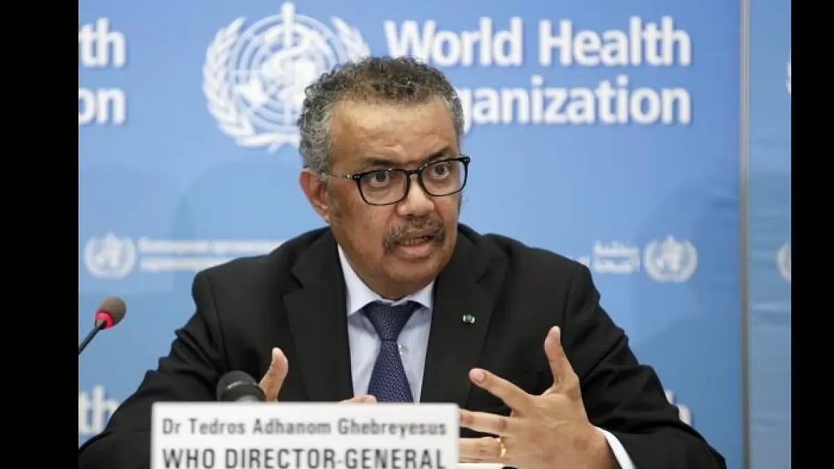 Director-General of WHO Dr Tedros Ghebreyesus