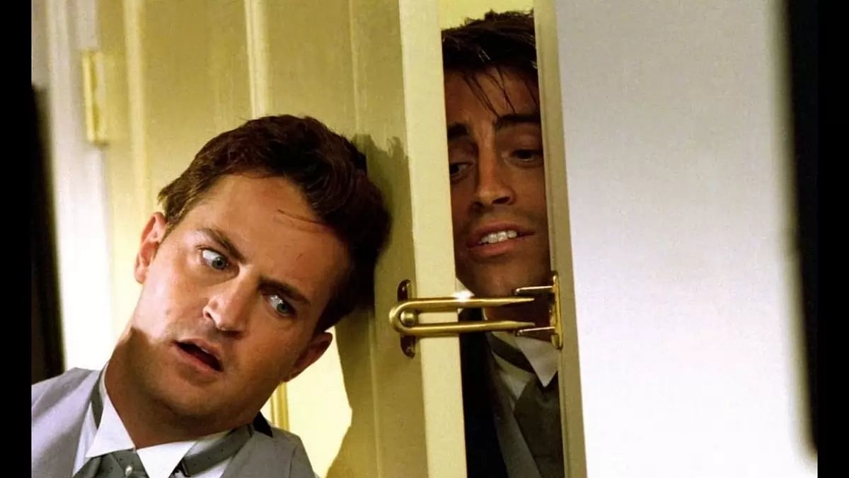 Matthew Perry and Matt LeBlanc for "Friends"