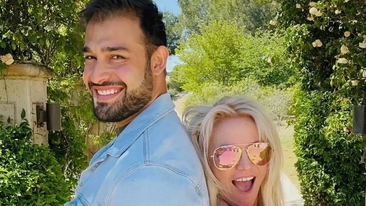 Britney Spears with Sam Asghari