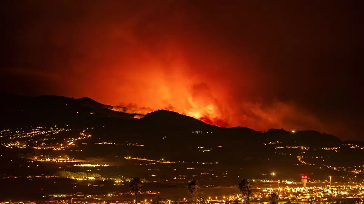 Spain Wildfire Tenerife