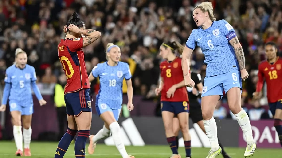 Spain beat England in the Women's World Cup final.