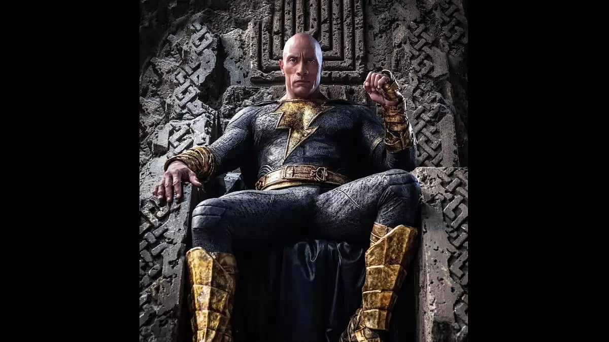 Dwayne Johnson as Black Adam in "Black Adam"